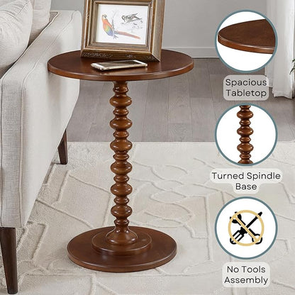 Convenience Concepts Palm Beach Spindle Table 17.75" - Image 4