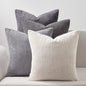 Topfinel 55x55cm Gray Set of 4 Corduroy Pillow Covers Cushion Cover Decorative by Topfinel