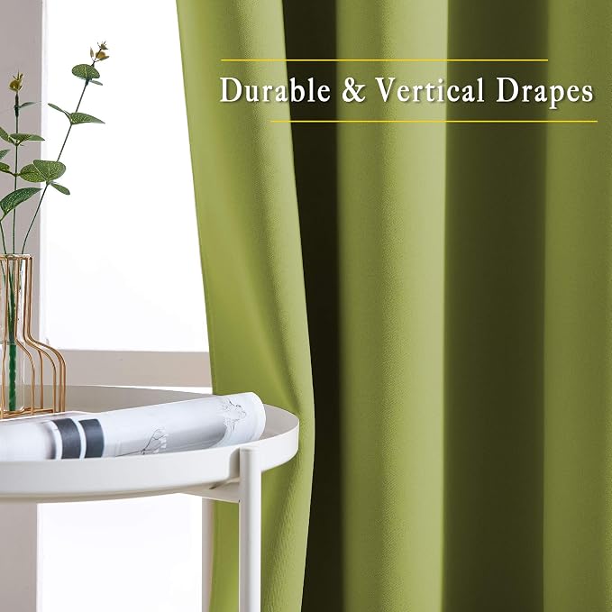NICETOWN Bedroom Room Darkening Curtains and Drapes - Image 5
