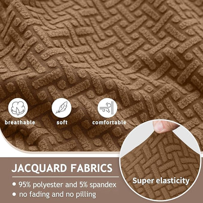 ALIECOM 100% Waterproof Recliner Sectional Couch Covers L Shape Stretch Corner - Image 5