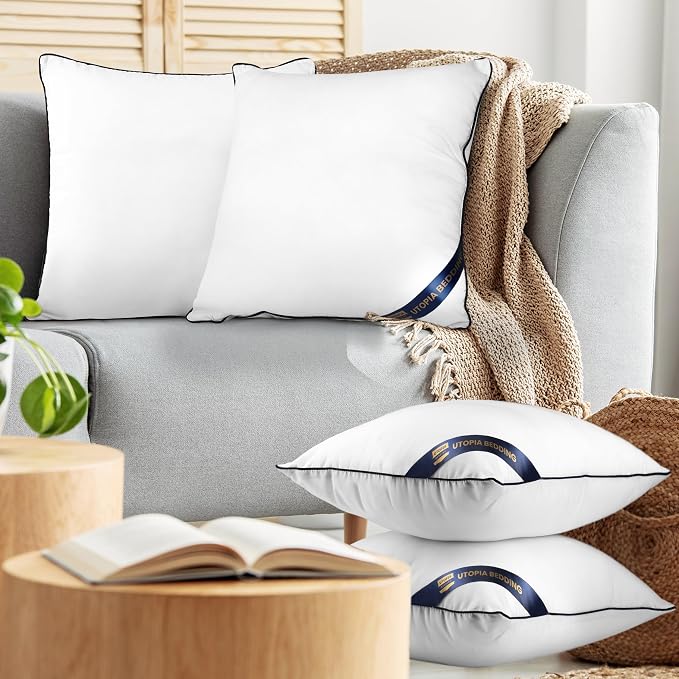 Utopia Bedding 16x16 Throw Pillow Inserts, Decorative Pillows, Plush & - Image 7