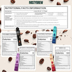 Cold Brew Coffee Concentrate liquid, Single Serve Coffee Sticks, MistyBrew, Imported from Korea, Premium coffee (10 sticks, Supremo)