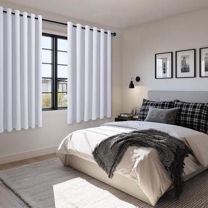 Room Darkening Curtains for Bedroom, 70 x 63 Inches, Energy Saving, Window - Image 6