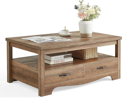 LINSY HOME Farmhouse Coffee Table by LINSYHOME