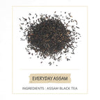 BREWIX, Assam Black Tea Leaves (50+ Cups, 3.53oz/100g) High Caffeine Gluten Free | Strong and Malty | Loose Leaf | Resealable Bag | Perfect for Strong Morning Tea