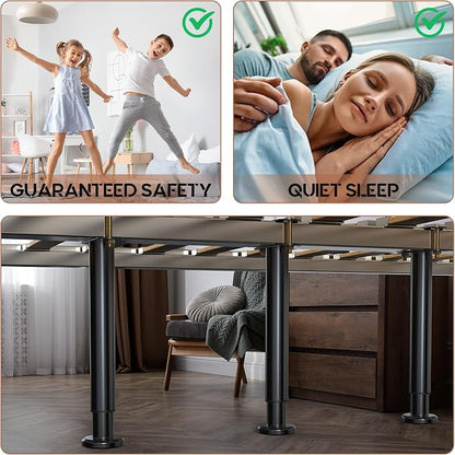 Adjustable Height Bed Frame Support Leg, Metal Bed Frame Support Legs - Image 4