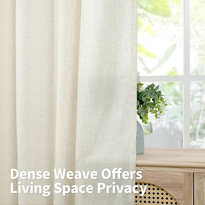 YoungsTex Linen Curtains 84 Inch Length - Image 3