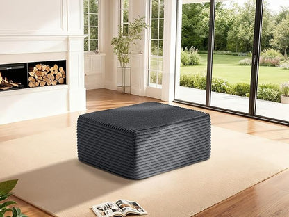 37" Cloud Sectional Couch Ottoman by VYUXWO