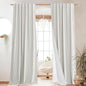 NICETOWN 100% Blackout Linen Curtains by NICETOWN
