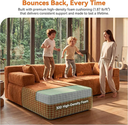 MONVANE 106" Cloud Sectional Couch - Image 6