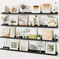 Fun Memories Picture Ledge Shelves Set of 4, 48 Inch Rustic Wall Mounted by FunMemories