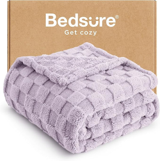 Bedsure GentleSoft Lavender Purple Throw Blanket by Unknown