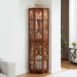 Glass Corner Display Cabinet by NALLBEIRRAA