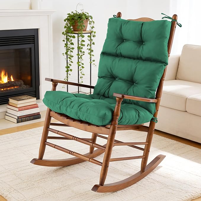 Rocking Chair Cushion, Waterproof and Fade-Resistant Adirondack Rocker Cushions by Aegisun