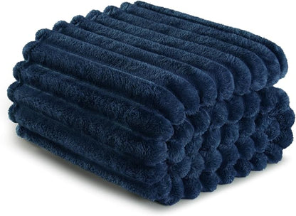 Exclusivo Mezcla Striped King Size Fleece Blanket - Image 8