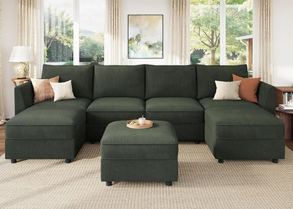HONBAY Modular Sofa U Shaped Sectional Couch by HONBAY