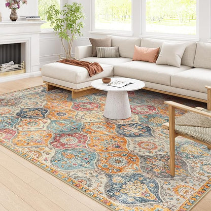 Lahome Moroccan Washable Area Rugs 8x10, 8x10 Rugs by Lahome