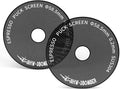 MHW-3BOMBER 58mm Espresso Puck Screen - 0.2mm Ultra Thin Espresso Puck with Round Hole - Reusable Coffee Filter for La Marzocco/Gaggia - Puck Screen 58mm with Titanium Coating FG7049B-OS