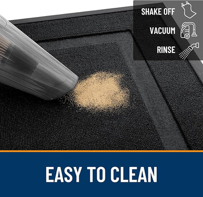 OLANLY Front Door Mat Outside 29.5x17, All-Season Heavy-Duty Rubber Doormat | - Image 6