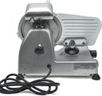 KWS Premium MS-6SS 200w Electric Slicer 7.67-Inch Stainless Steel Blade, Frozen Meat/Deli Meat/Cheese/Food Slicer Low Noises Commercial and Home Use