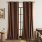 100% Blackout Curtains 120 Inch Length 2 Panels Set by Guken
