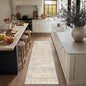 Schweek 2x5 Beige Runner Rug Non-Slip Washable Neutral Rugs by Schweek