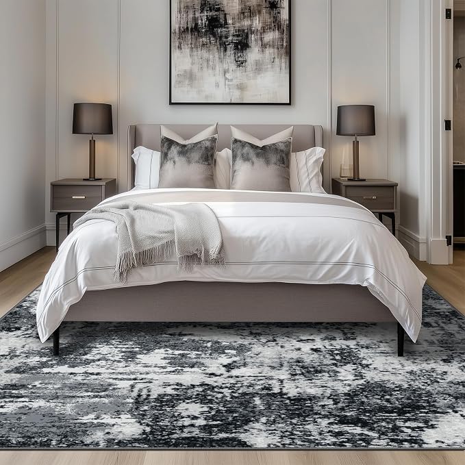 RELEANY Washable 7'x9' Abstract Area Rug - Image 9