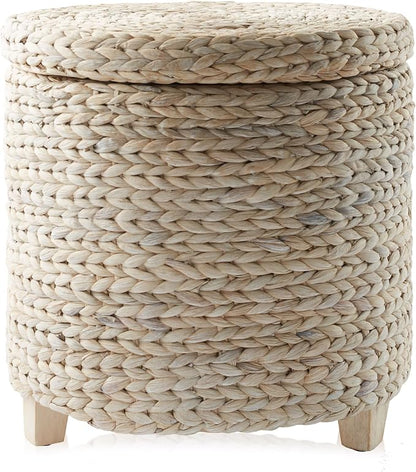 Casafield 17" Round Storage Ottoman - Image 4