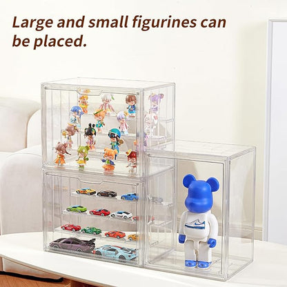 Display Case for Collectibles 4 Layer Updated Adjustable Acrylic Display Case - Image 6