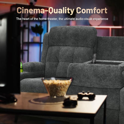 3-Seater Reclining Loveseat Sofa - Image 7