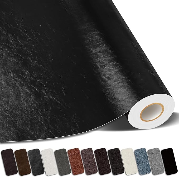 Leather Repair Patches, 17X158 Inch Self-Adhesive Leather Repair Tape, Stretch by GiveYourFurnitureaNewLife