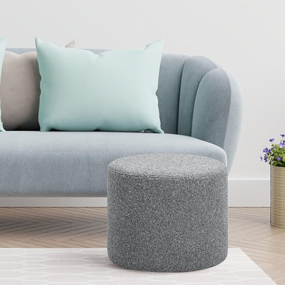 Studio Living Wentworth 19" Round Ottoman, Urban Transitional, Fully Assembled - Image 6