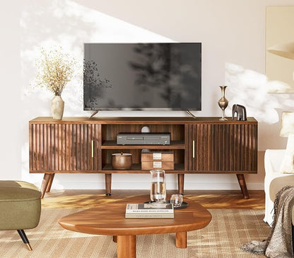 SUPERJARE TV Stand for 55 Inch TV, Entertainment Center - Image 2