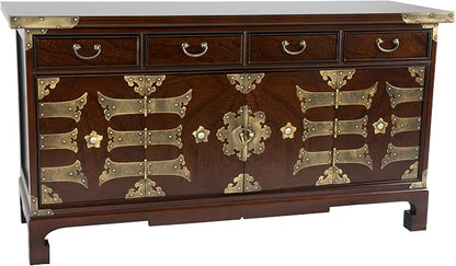 Oriental Furniture Korean Antique Style Coffee Table Low Chest by RedLantern