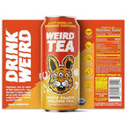 Drink Weird Organic White Peach Oolong Tea – 16oz Cans, 160mg Organic Caffeine, Pack of 12 – A Refreshing Energy Drink Alternative