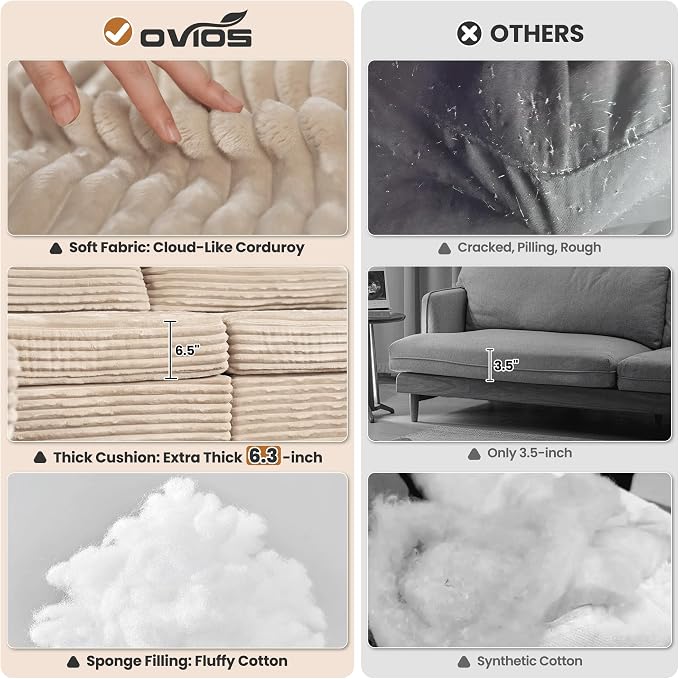 ovios 32.7 inches Armrest Seat Module - Image 8