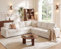 ABCASA Oversized Modular V Shaped Sectional Couches by ABCASA