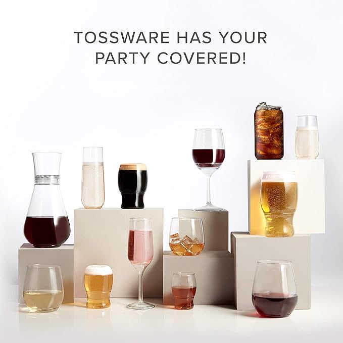 TOSSWARE POP 4oz Taster SET OF 48, Premium Quality, Recyclable, Unbreakable & Crystal Clear Plastic Shot Glass, 48 Count (Pack of 1)