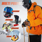 HANDLANDY Winter Insulated Work Gloves, 3M Thinsulate Thermal Water-Resistant Glove for Men Women Touch Screen, Warm Ski Snowboard Cold Weather Gloves (Brown, Medium)