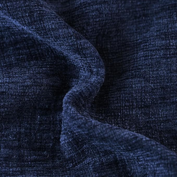 CaliTime Decorative Couch Throw Pillow Covers 26 X 26 Inches Navy Blue | Pack - Image 2