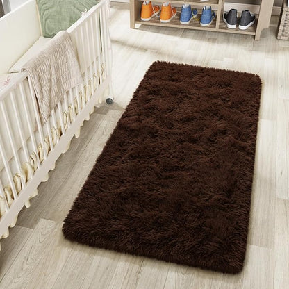 LOCHAS 2x4 Runner Rugs for Hallway, Fluffy Area Rugs for Bedroom by LOCHAS