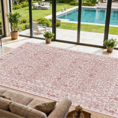 Extra Large 10x14 Area Rug for Living Room, Washable Rugs for Dining Room - Image 2