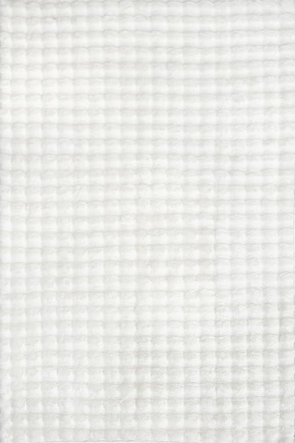 nuLOOM Jeni Off White Checkered Washable Area Rug - Image 3
