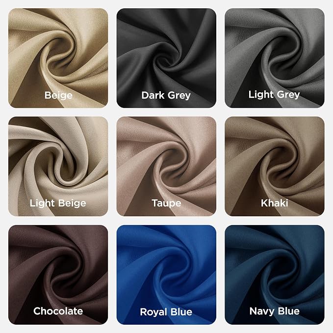 Joydeco Blackout Curtains 108 Inches Long 1 Panel, Thermal Insulated Long - Image 9