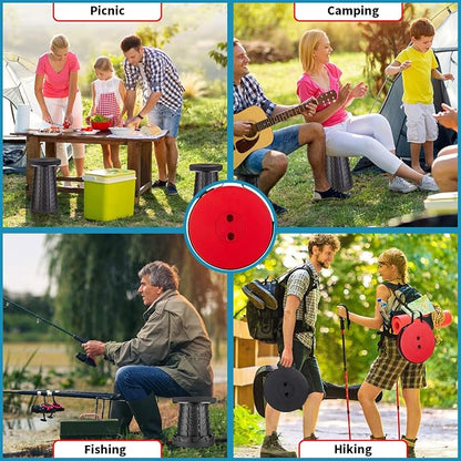 2-Pack Collapsible Stool, Load Capacity 400lbs, Lightweight Yet Sturdy - Image 7