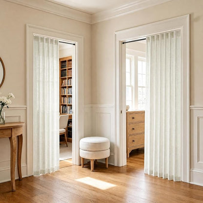 Pitalk Cream Curtains 78 Inches Long - Image 8