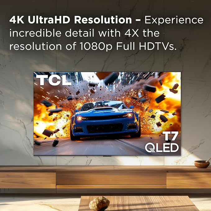TCL Amazon Exclusive 55 Inch Class T7 Series | 4K QLED HDR Lag-Free Smart - Image 4