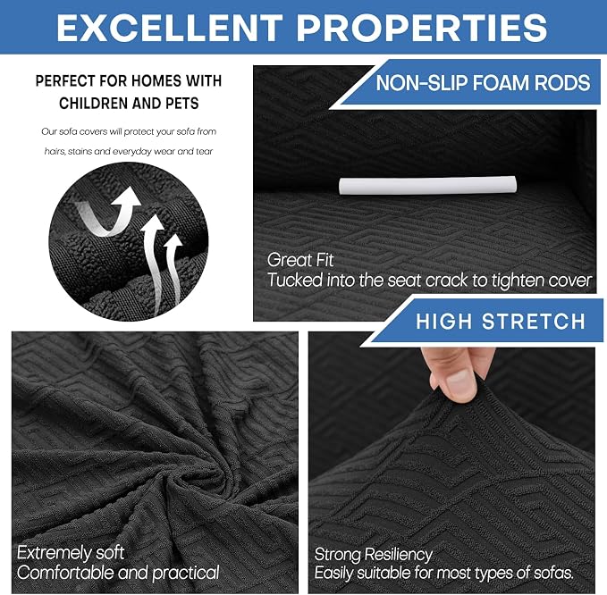 XINEAGE 2026 New Stretch Armchair Covers 1 Piece Chair Slipcovers Chair - Image 5