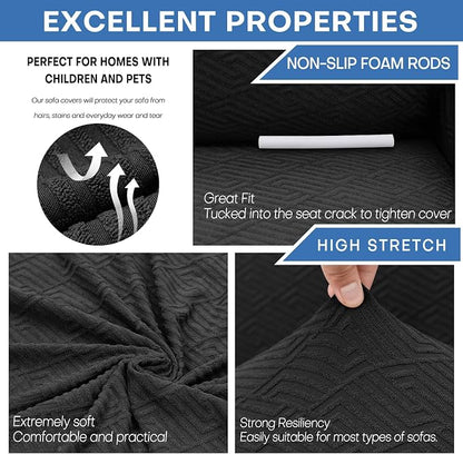 XINEAGE 2026 New Stretch Armchair Covers 1 Piece Chair Slipcovers Chair - Image 5