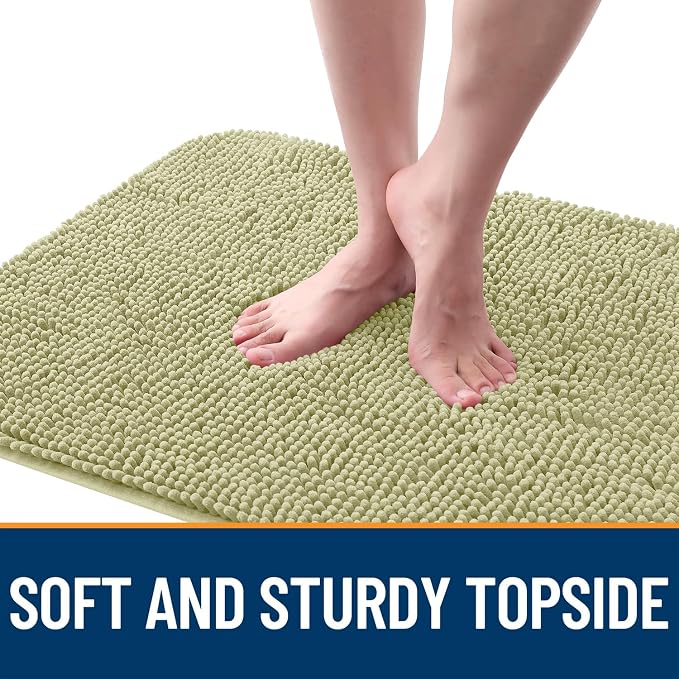 OLANLY Dog Door Mat for Muddy Paws 36x24, Super Absorbent Chenille Mud Mat | - Image 4